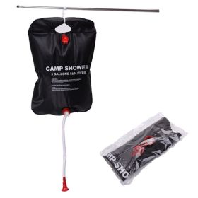 Camping equipment shower bag water storage bag outdoor camping shower bag folding water bag  - 25L