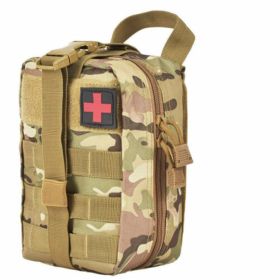 Tactical First Aid Pouch; Detachable Medical Pouch Kit Utility Bag (Bag Only) - CP