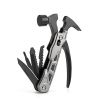 Multi-function Hammer Camping Gear Multitool Portable Outdoor Survival Gear Emergency Life-saving Hammer Escape Tool - Gray