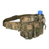 1pc Men's Adjustable Denim Camouflage Large Capacity Zipper Waist Bag Casual Trendy For Outdoor Travel Daily Commute - Army Camouflage