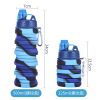 500ML Large Capacity Silicone Sports Water Bottle Outdoor Folding Water Cup For Climbing Travel - 500ml Blue-A