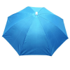 Portable Rain Hat Outdoor Folding Umbrella Fishing Sun Shade Anti-UV Camping Fishing Headwear Cap Beach Head Hat Accessory - Sky Blue