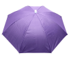 Portable Rain Hat Outdoor Folding Umbrella Fishing Sun Shade Anti-UV Camping Fishing Headwear Cap Beach Head Hat Accessory - Violet