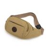 Men's Solid Canvas Crossbody & Waist Bag - Khaki