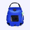 20L Outdoor Bathing Bag Solar Hiking Camping Shower Bag Portable Heating Bathing Water Storage Bag Hose Switchable Shower Head - Blue