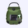 20L Outdoor Bathing Bag Solar Hiking Camping Shower Bag Portable Heating Bathing Water Storage Bag Hose Switchable Shower Head - Green