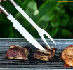 Bbq Barbecue Tools Set Stainless Steel Outdoor Barbecue Tools Combination Set Of Cloth And Tianjin Bag 6 Sets - EN069