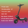 New 3200W 60V Dual Motor E-scooter Foldable Stronge Tire Adult Off Road Electronic Scooter - as Pic