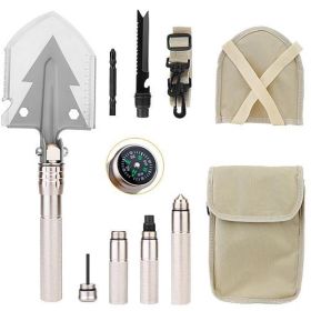 Outdoor Emergency Shovel Camping Equipment - Golden - Survival Kit