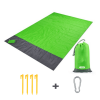 1pc Outdoor Camping Picnic Mat; Oxford Cloth Portable Mat; Folding Waterproof Moisture-proof Mat For Beach - Blue - 78.74*82.68inch