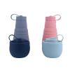 500ml Large Capacity Silicone Folding Water Bottle High Temperature Resistance Outdoor Sports Bottle Travel Portable Cup - 500ML - 02