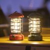 400 Lumens NEW Retro Camping Lights; Atmosphere Tent Lights COB Battery Lighting Hanging Lights; Outdoor Camping Accessories - L800B-Black