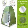 1Person Outdoor Pop Up Toilet Tent Portable Changing Clothes Room Shower Tent - Green