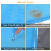 108x96.46in Sand Proof Picnic Blanket Water Resistant Foldable Camping Beach Mat  - Blue - L