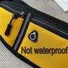 Small Fitness Waist Bag (Fit Up To 75kg) With Adjustable Strap For Hiking Running Outdoor Traveling - Yellow