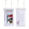 2pcs Oversized Mobile Phone Waterproof Dustproof Bag Touch Screen For Diving Swimming Sealing - 2pcs- Black*2+[2pcs- White+Black]*2