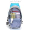 Multifunctional Single Shoulder Backpack For Outdoor Activities - Sky Blue