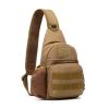 Tactical Shoulder Bag; Molle Hiking Backpack For Hunting Camping Fishing; Trekker Bag - A And 2 Hooks