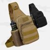 Military Tactical Shoulder Bag; Trekking Chest Sling Bag; Nylon Backpack For Hiking Outdoor Hunting Camping Fishing - Desert Digital - Nylon