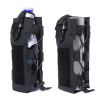 1pc Molle Water Bottle Bag; Travel Camping Hiking Kettle Holder Carrier Pouch; Outdoor Accessories - Black