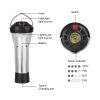 3000mAh Camping Lantern with Magnetic Base Similar To Blackdog Goal Zero Lantern 5 Lighting Modes Led Flashlights Emergency Lamp - 1 Set Siver