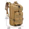 Men's 30L Compact Outdoor Sports Mountaineering; Hiking; Camping Backpack - Khaki*2+CP Color