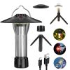 3000mAh Camping Lantern with Magnetic Base Similar To Blackdog Goal Zero Lantern 5 Lighting Modes Led Flashlights Emergency Lamp - 1 Set Siver