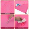 Portable Beach Blanket 4.6' x 6.6' Waterproof Foldable Camping Rug Pocket Sandproof Picnic Mat - Pink