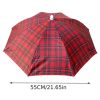 Portable Rain Hat Outdoor Folding Umbrella Fishing Sun Shade Anti-UV Camping Fishing Headwear Cap Beach Head Hat Accessory - Colored Stripes