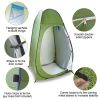 1Person Outdoor Pop Up Toilet Tent Portable Changing Clothes Room Shower Tent - Green