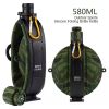 Collapsible Military Water Bottle Silicone Water Kettle Canteen with Compass Foldable Water Bottle for Traveling Hiking Camping - A1