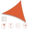 28' x 28' x 28' Triangle Sun Shade Sail/Bright Orange - As Picture