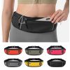 Small Fitness Waist Bag (Fit Up To 75kg) With Adjustable Strap For Hiking Running Outdoor Traveling - Yellow