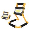 1Pack LED Working Light High Lumen Rechargeable Floodlight Portable Foldable Camping Light With 360Â° Rotation Stand - Red